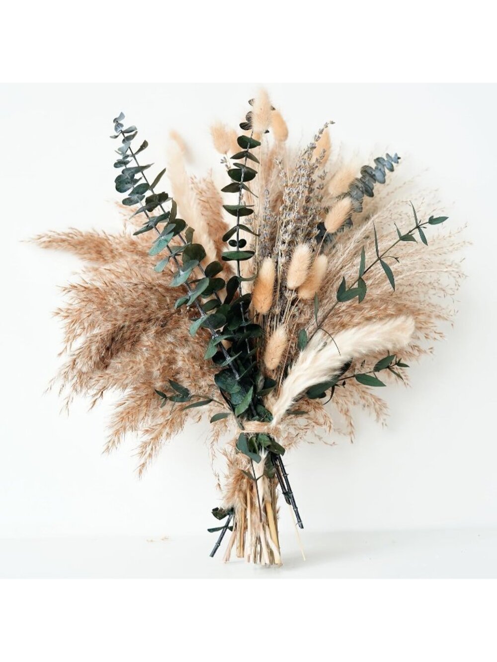 New Green Pampas Grass Boho Bouquet